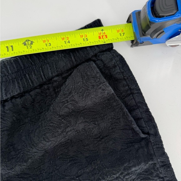 J. Crew Short Jacquard Pull on Black Textured Shorts - Picture 8 of 12